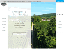 Tablet Screenshot of domaine-rebourseau.fr